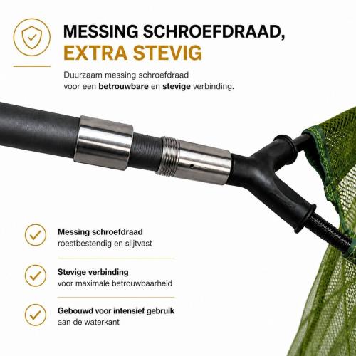 Кеп Faith Carp Landing Net Telescopic Carbon Handle