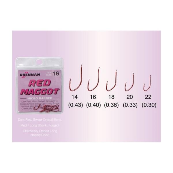 Куки Drennan Red Maggot