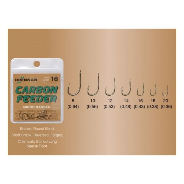 Куки за фидер Drennan Carbon Feeder