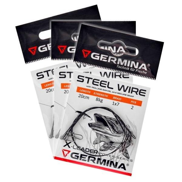 Повод за щука GERMINA Steel wire X-Leader 