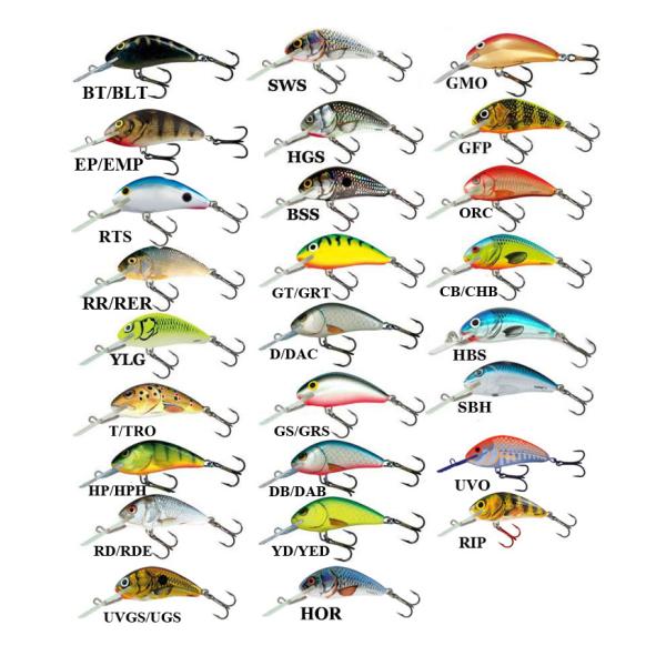 Salmo Hornet Deep Runner - плуващ 3.5см