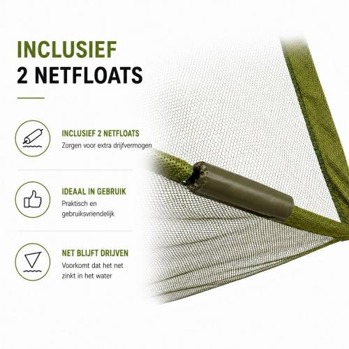 Шаранджийски кеп Faith Carp Landing Net Carbon Handle - 2 секции