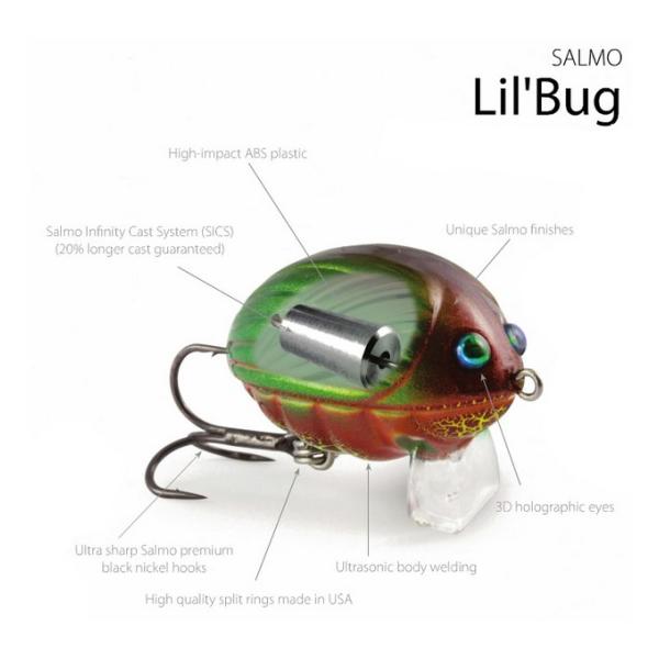Воблер Salmo Lil Bug - Плуващ 
