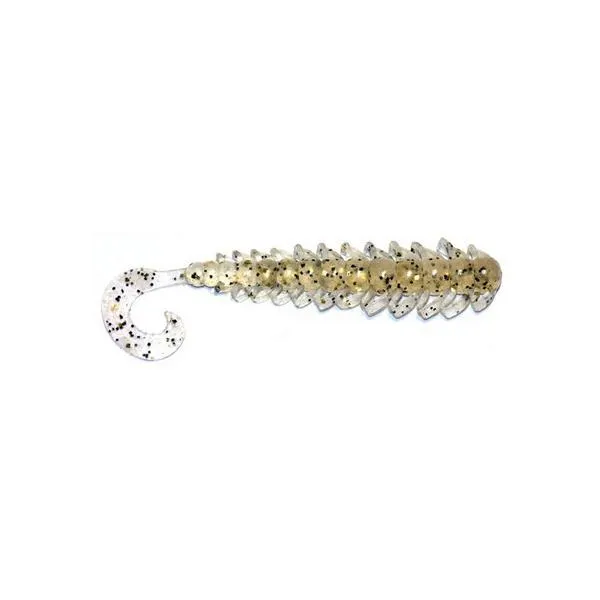 BB - BUGSY - 143 - Clear/Black-Gold Flake 