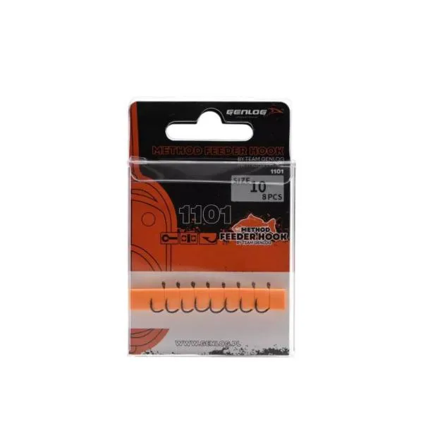 Куки с ухо Genlog Method Feeder Hook 1101