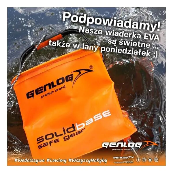 Сгъваема кофа с въже Genlog EVA