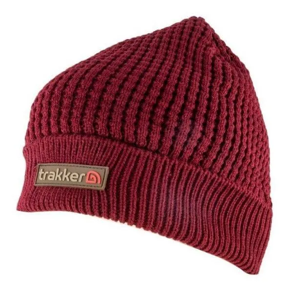 Trakker Plum Textured Beanie 